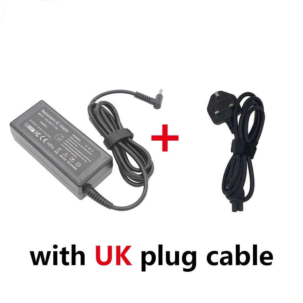 with UK plug