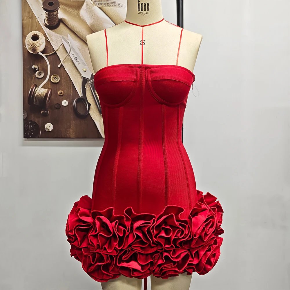 Red Bandage Fabric