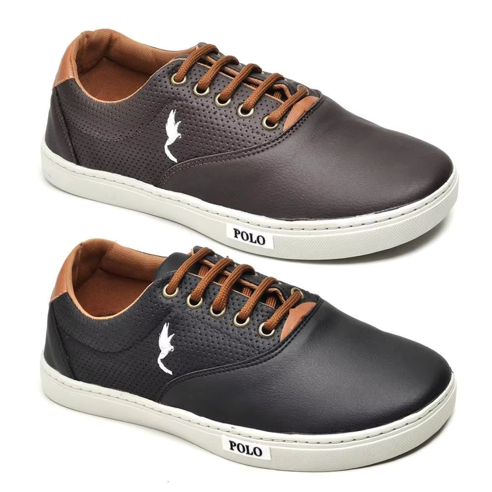 Men's Youth Children's Shoes Soft and Comfortable Boy Kit 2 Paired from 27 to 36