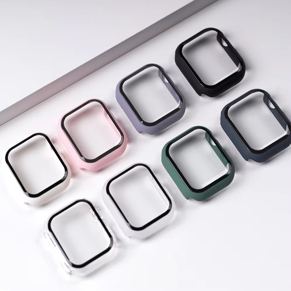 Apple Watch 9H Full Cover Liquid Crystal protective tempered glass case for Apple Watch 10 9 8 7 Ultra 2 6 5 4 3 SE SE2 40 41 44 45 38 49mm