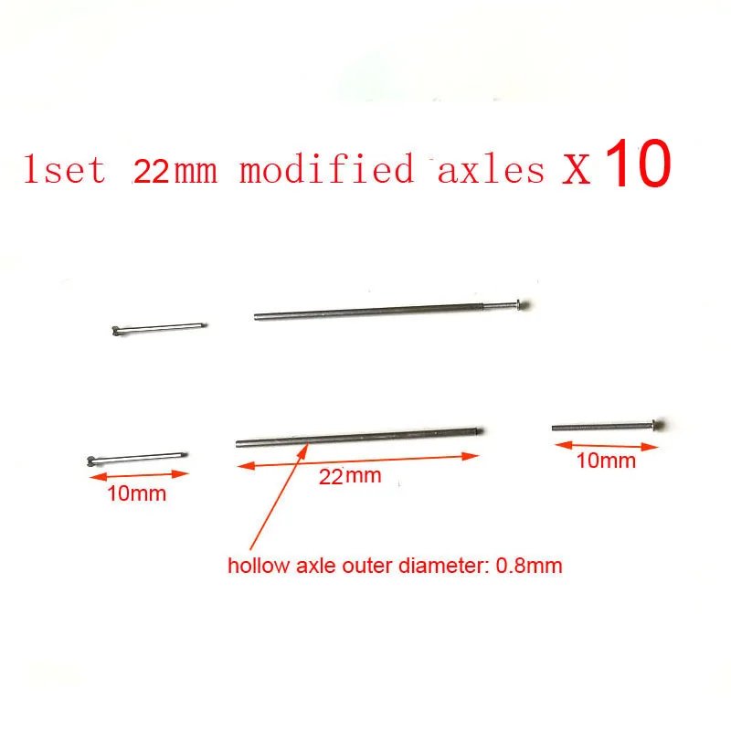 10 sets 22mm axles