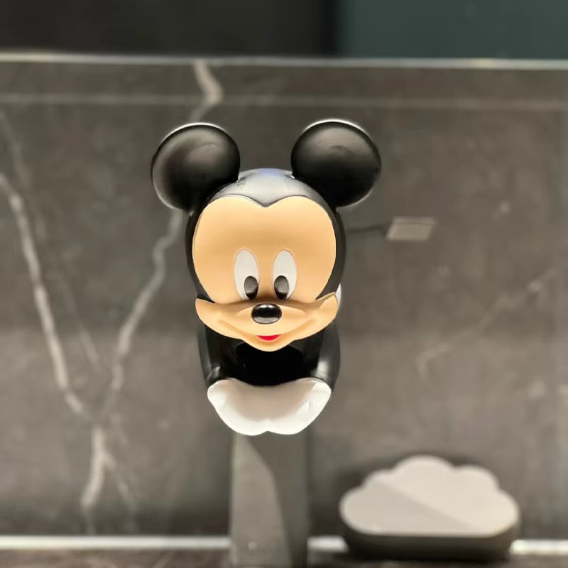 Disney Animation Cartoon Faucet Model Toy Cute stitch Mickey Mouse hand-washer model toy Home bathroom decorative model toys