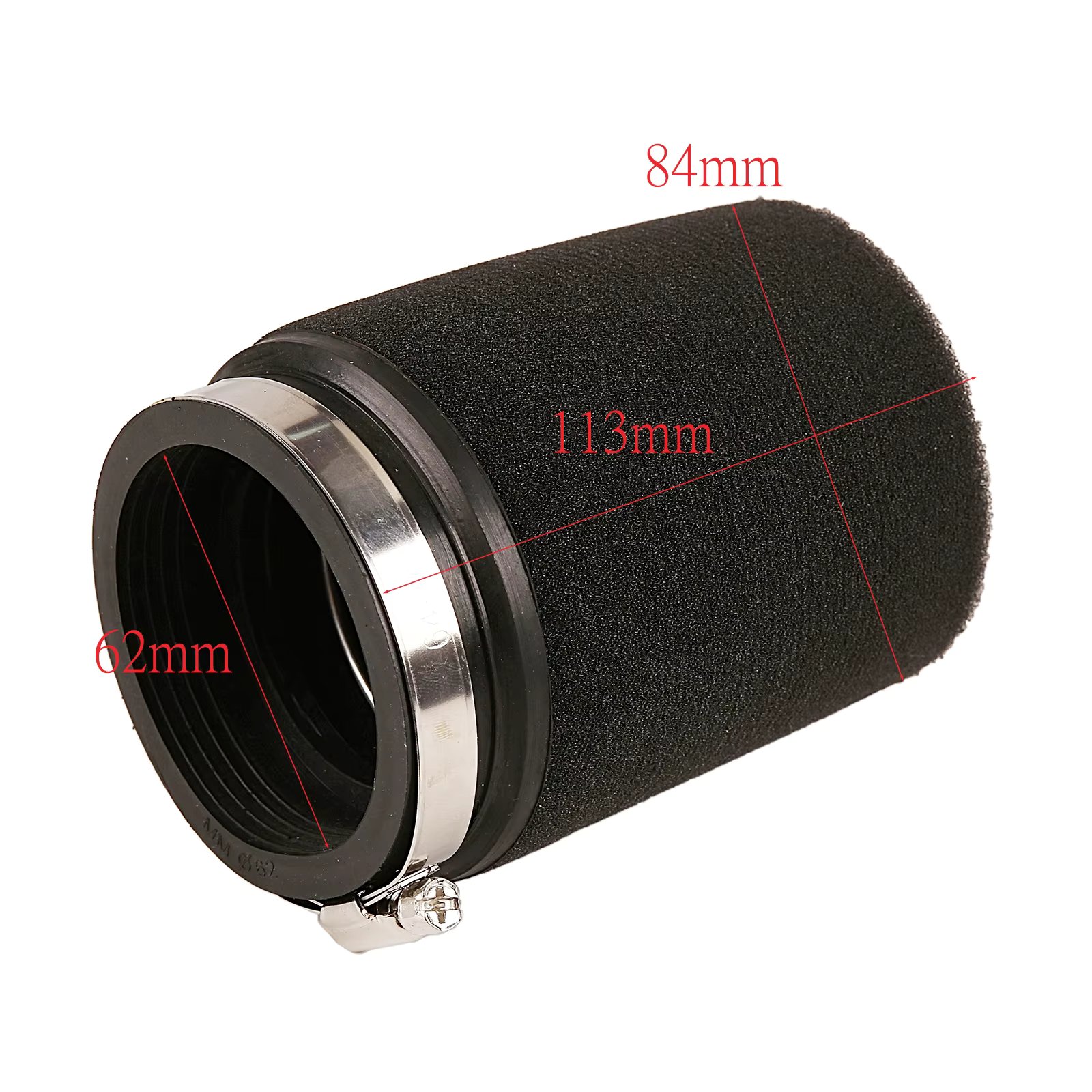 Motorcycle Pit Dirt Bike ATV Parts 62mm Foam Air Filter Pod PIT Quad Dirt Bike Buggy