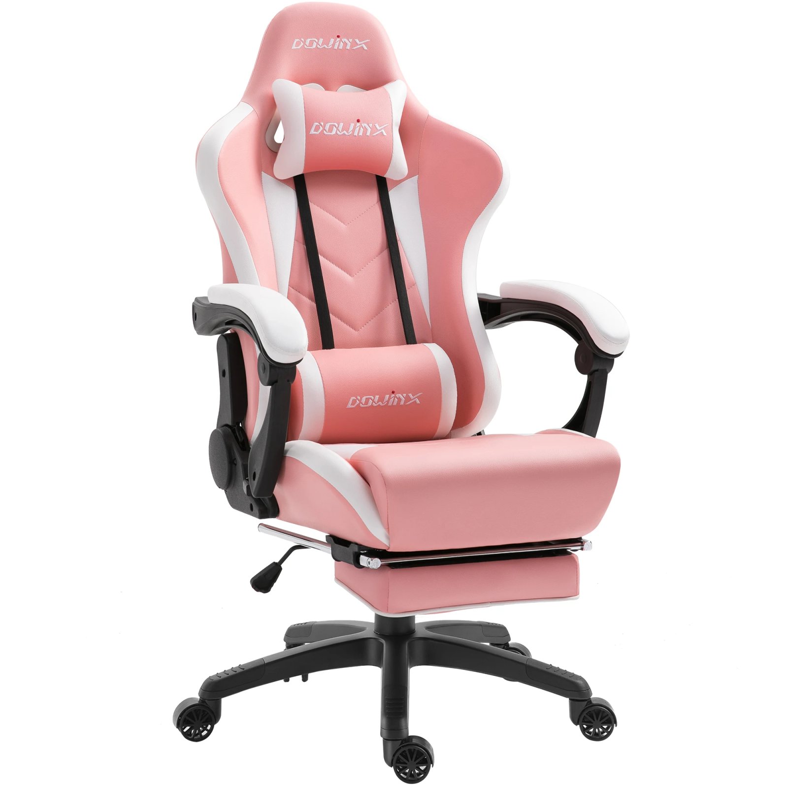 Dowinx Gaming Chair Ergonomic Office Recliner for Computer with Massage Lumbar Support, PU Leather E-Sports Gamer Chairs
