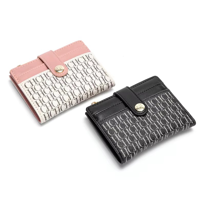 Fashion Classic Retro Men's and Women's Universal Wallet PVC Material Multi Functional Portable Card Bag