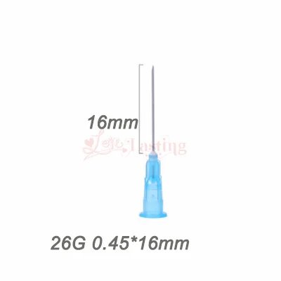 25pcs 18G 25G 27G 30G 31G 32G 34G Disposable Sharp Needle for Hyaluronic Acid Sterile Stainless Steel Tattoo Needles