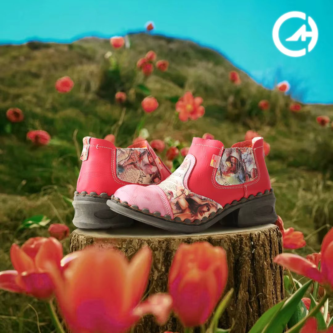 TMA EYES Women's Ankle Booties Shoes Slip on with Zipper for Ourdoor