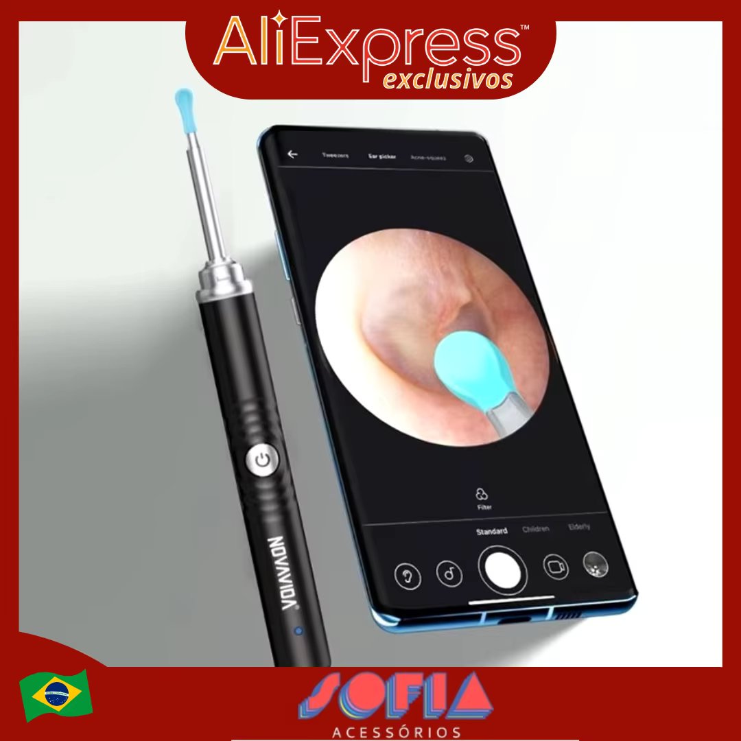 Full Ear Cleaner with Tweezer Lantern Syringe and Otoscope Safe Ear Hygiene Kit Ideal for Cleaning Care