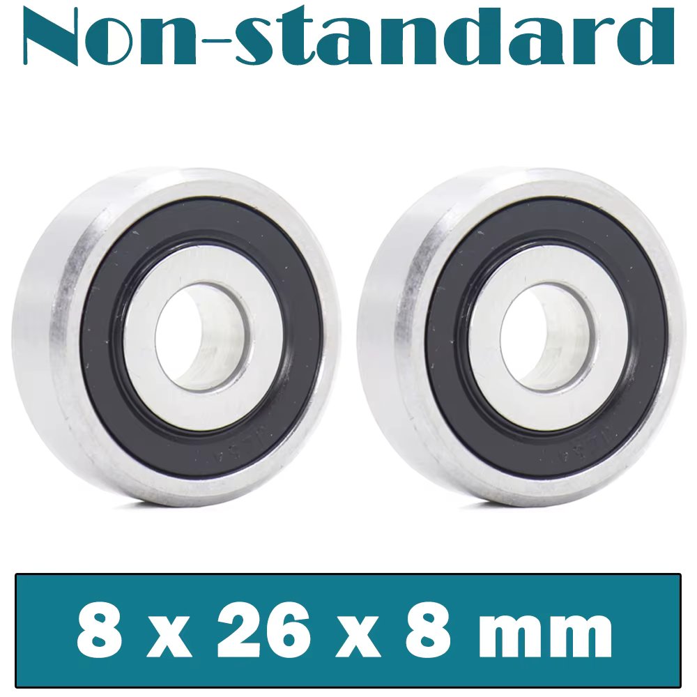 MR2608 2RS Non-standard Ball Bearings ( 2 PCS ) 8*26*8 mm 6000/8 8268-2RS Bearing