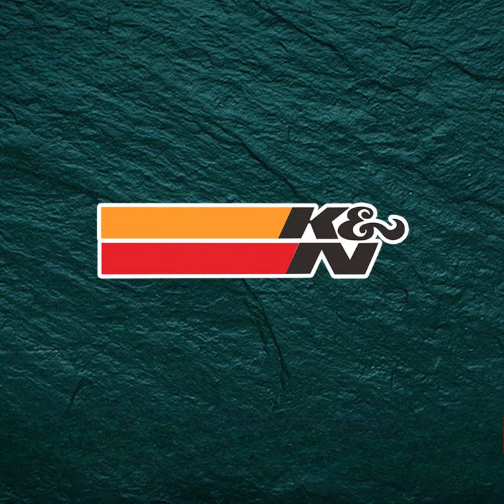 1PC K & N Personality Motorcycle Stickers Waterproof DIY Motorbike Side Panels Fuel Tank Fairing Vinyl Decals Refit Decoration