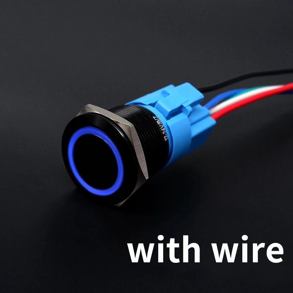 Ring Blue and wire