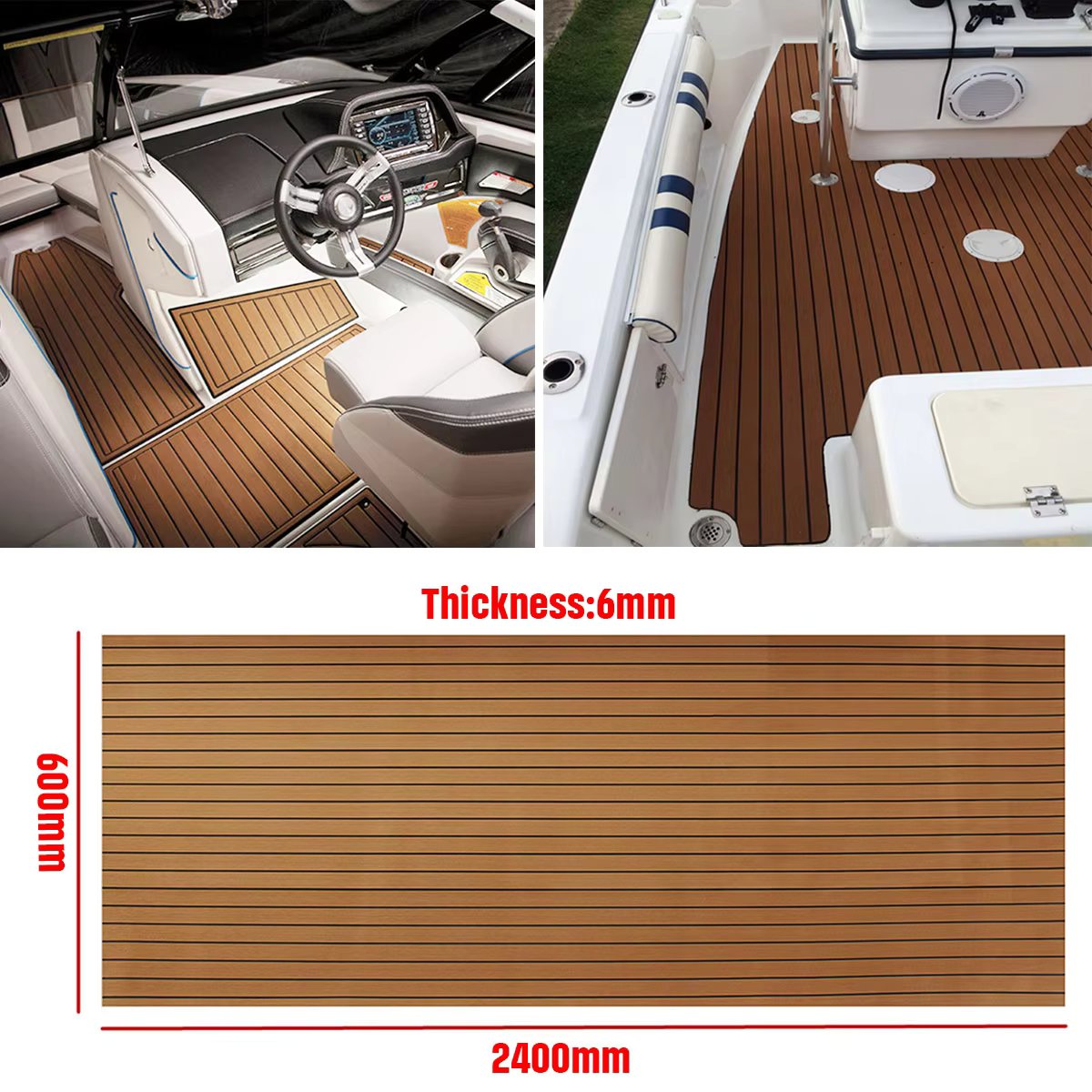 Brown  2400x600x6mm