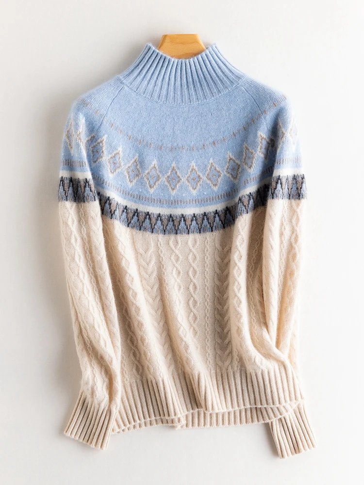 Beige Blue