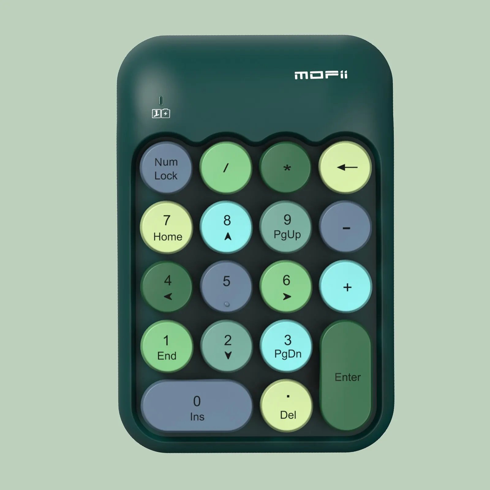 Blackish green color