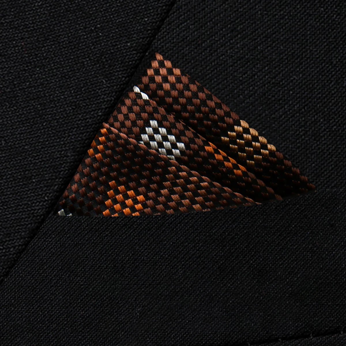 Men Pocket Square Suit Accessories Newest design Jacquard Woven Handkerchief Male Brown Clothing Pocket Handker Hot Sale Wedding