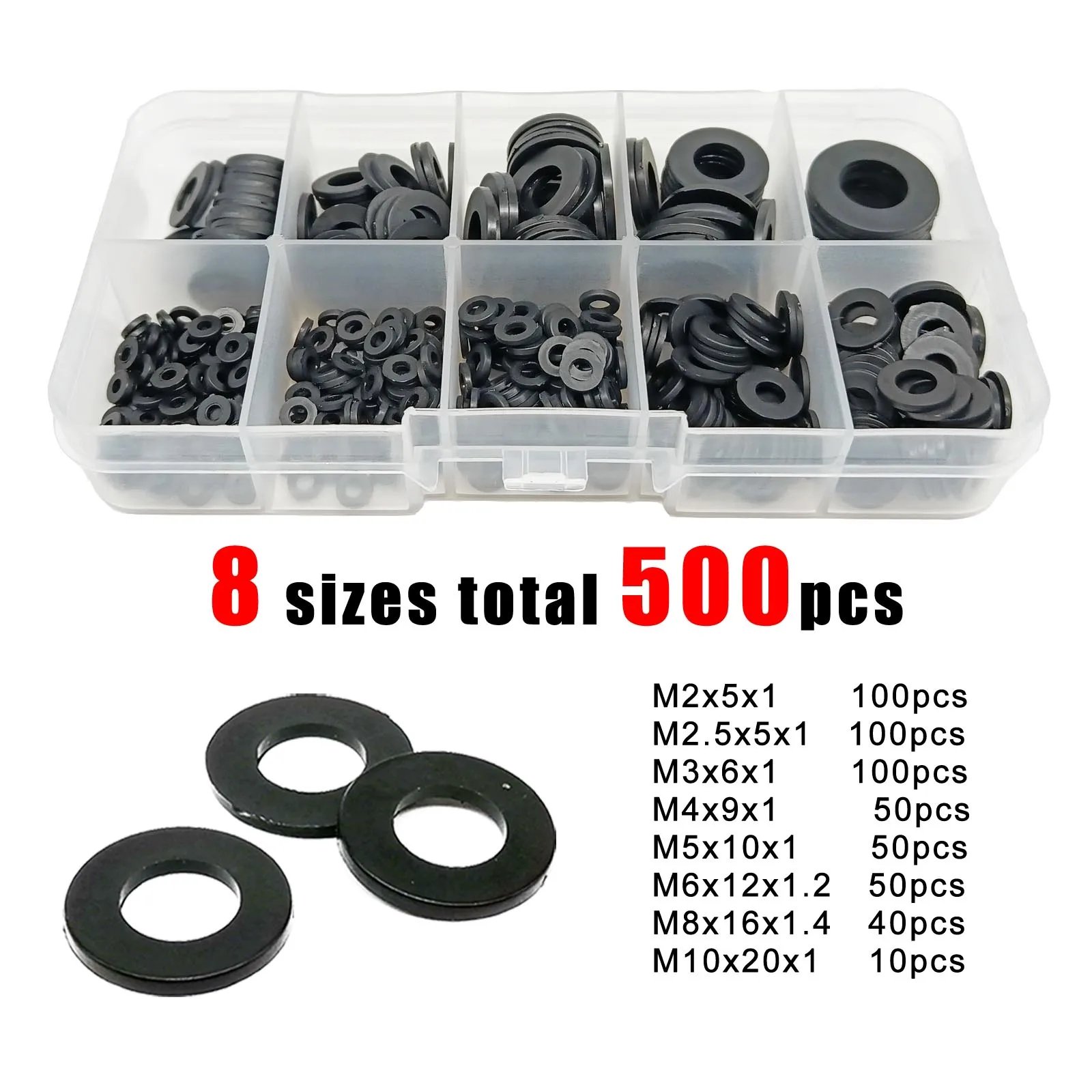 black 500pcs