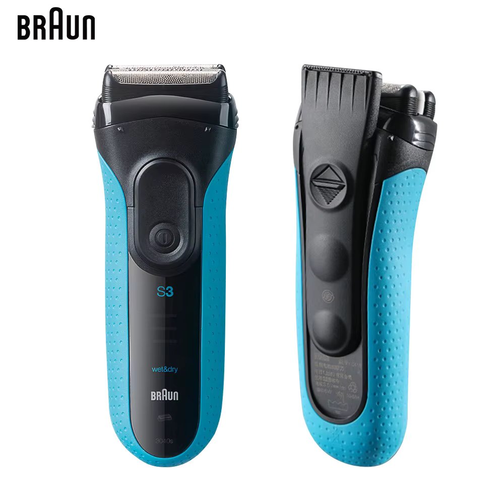 Braun Electric Shaver 3 Series ProSkin 3040S 3010S Reciprocating Shaver For Men Shaving Machine With Trimmer 100-240v