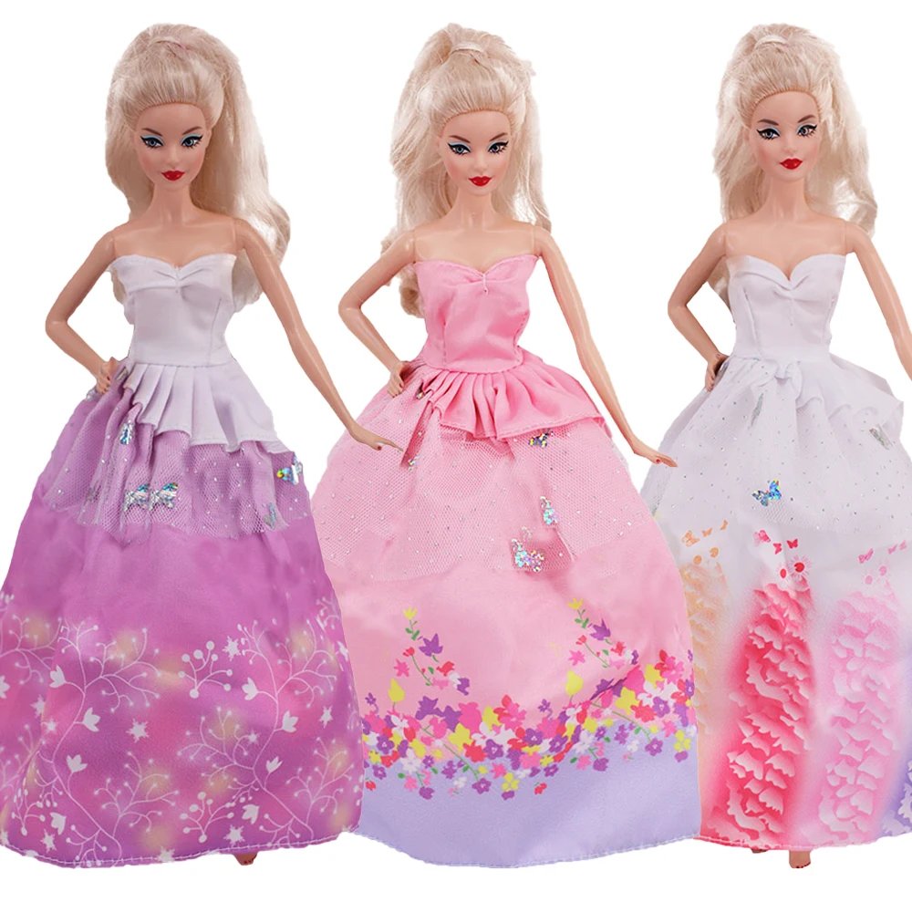 Doll Clothes Fairy Tales of Princess Evening Dress Dolls Miniature Accessories  For 11.8inch 1/6 BJD Blyth Girl's  Birthday Toys