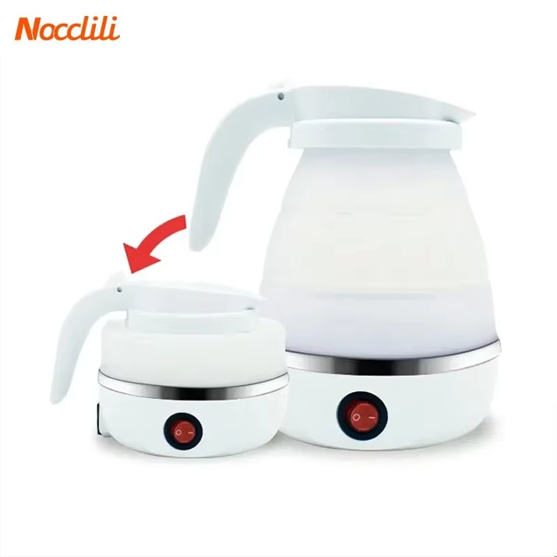 Portable Mini Folding Kettle, 600ml Capacity Travel Accommodation Boil Water Tool,Outdoor Travel Supplies,Kitchen Boiling Kettle
