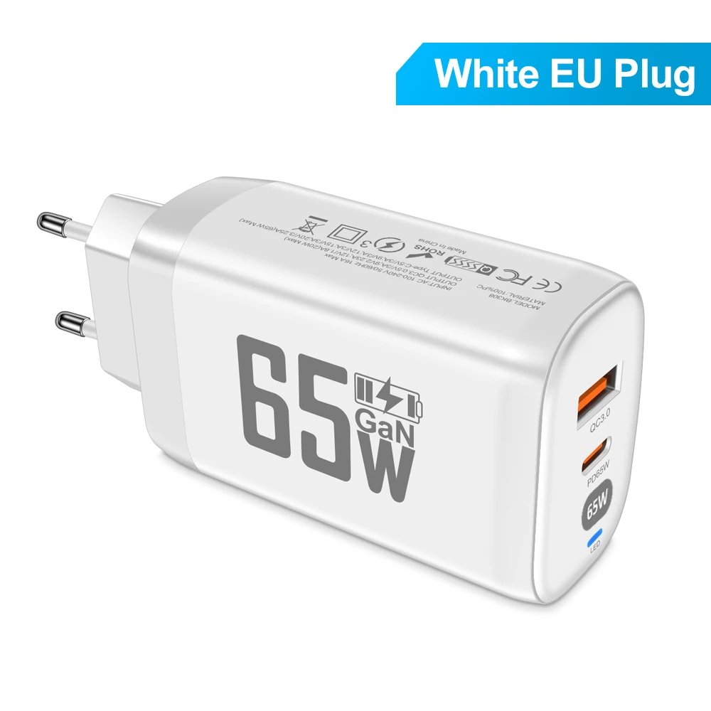 White EU Plug