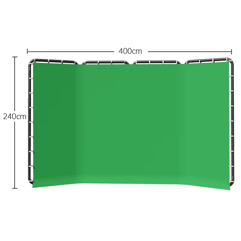 SH 240x400cm Background Stand Frame With Photography Green Screen Backdrops Photography Background For Living Video Recording