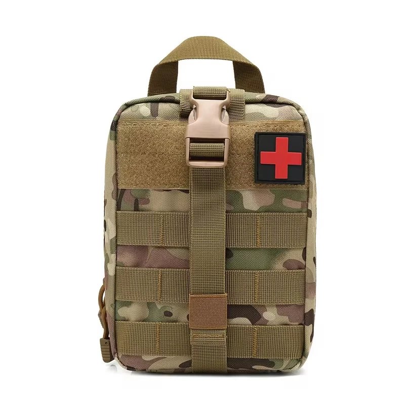 Survival First-aid Kit Container Travel Oxford Waterproof Tactical Waist Pack Outdoor Climbing Camping Equipment Safe Bag