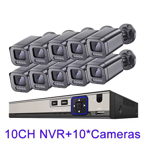10CH NVR x10 Cameras