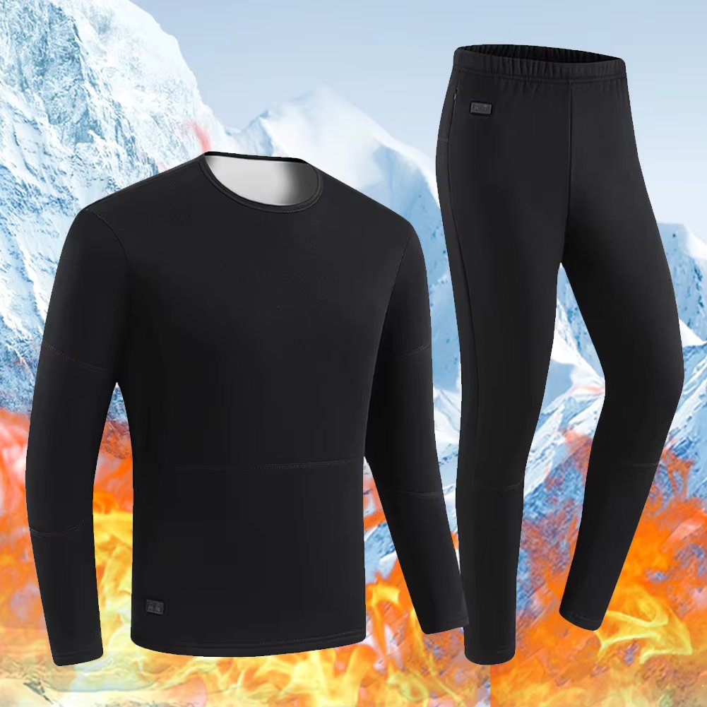 30 Heating Zones Electric Heated Underwear Winter Thermal Underwear Men Women Heating Jacket Heated Ski Clothing Winter Pants