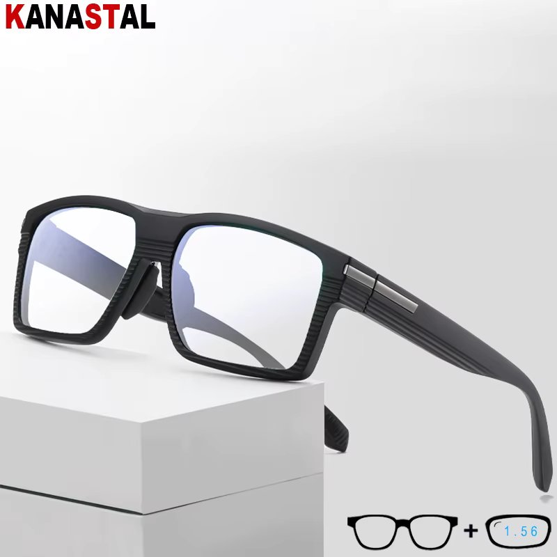 Men's Optical CR39 Lenses Myopia Presbyopic Eyewear Women Blue Light Blocking Prescription Reading Glasses TR90 Eyeglasses Frame