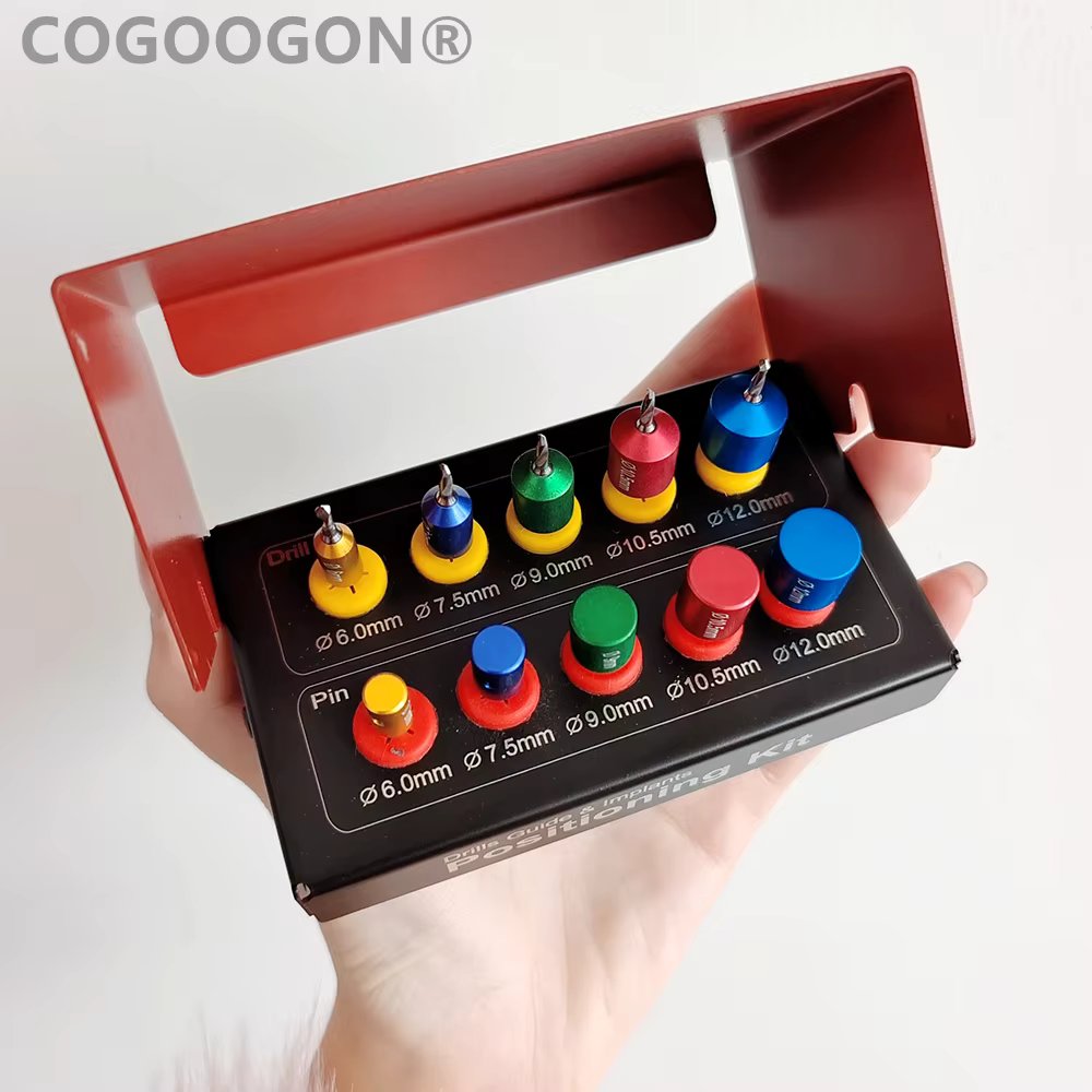 1 whole Set Dental Implant Guide Drill Positioning Drill Kit Titanium Guided Surgery Pins Dental Implant Tools dental Supplies