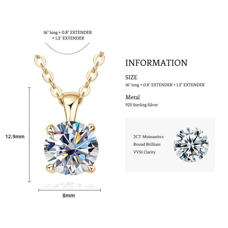 2.0ct Yellow Gold