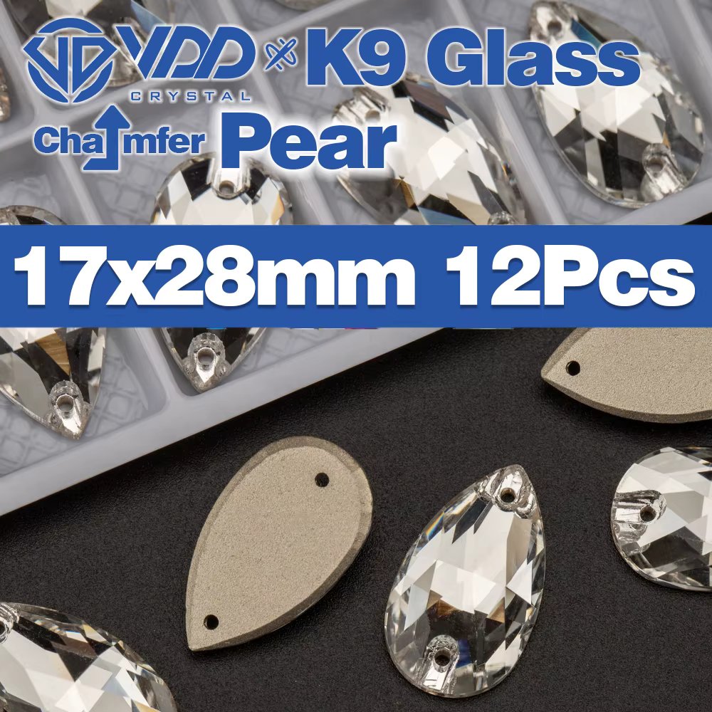 pear 17x28mm-12Pcs