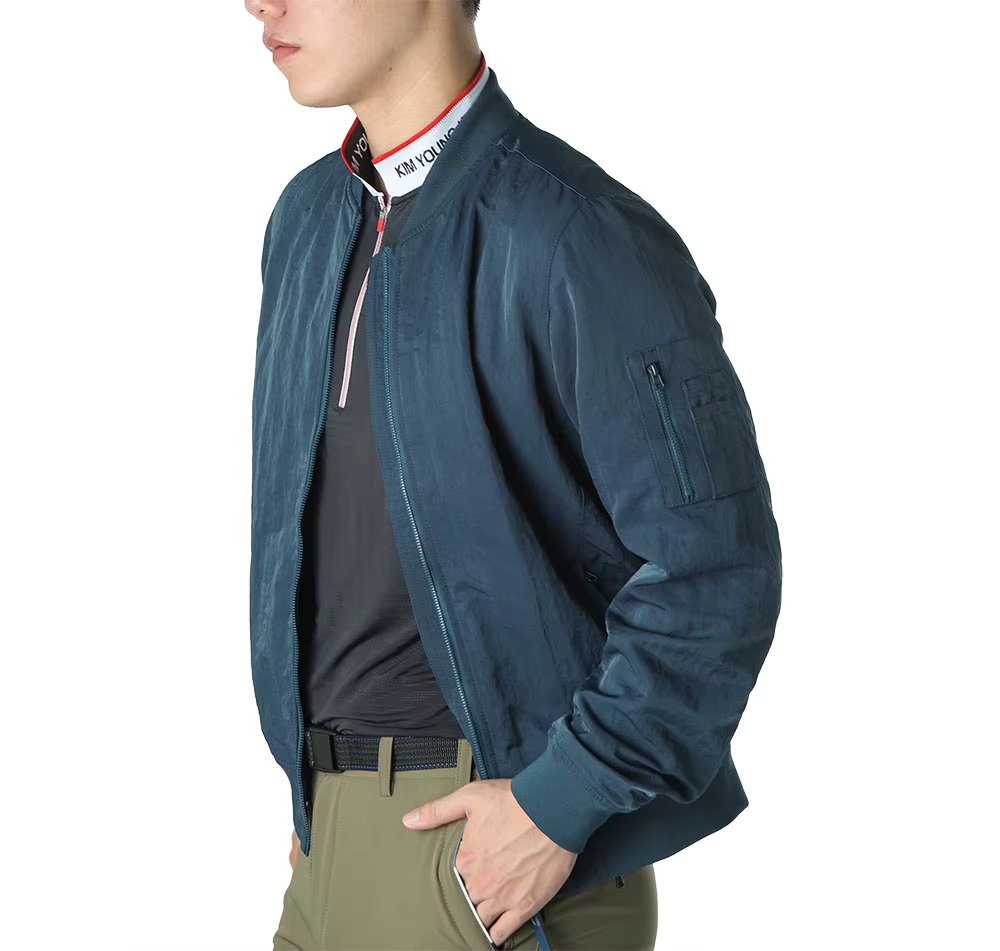 Morex Soil Tryget Airlines jumper Mountain Climbers Jacket Work wear Blue Paper Nylon MA-1 292