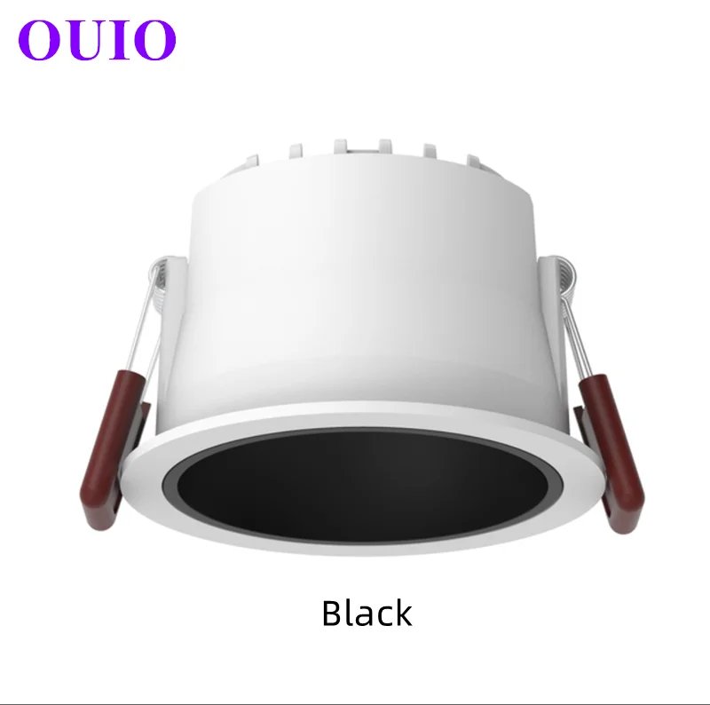 Round Recessed Waterproof Led Ceiling Light Cob Downlight Dimmable Anti-glare Toilet Bathroom Waterproof  AC85-265V 10W15W18W20W