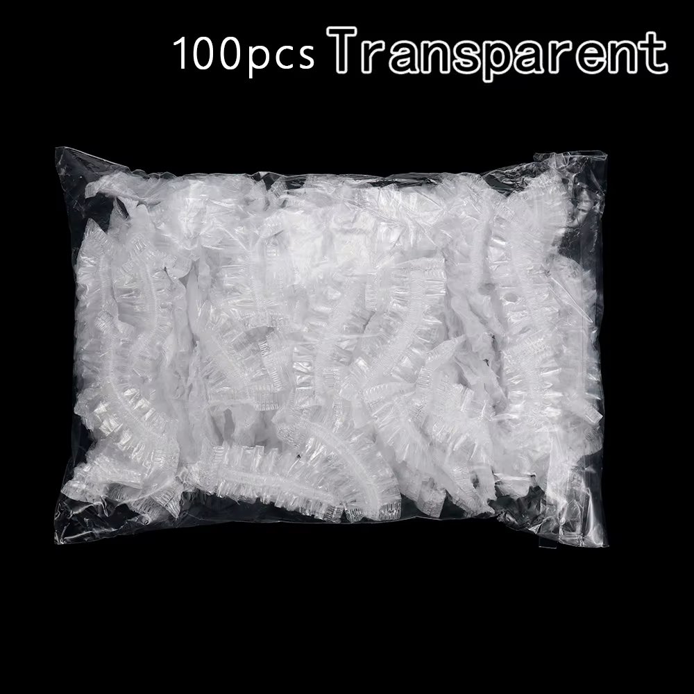 Hot Sale50/100pcs Disposable Waterproof Transparent Ear Cover Bath Shower Salon Ear Protector Household Hair Dyeing Earmuffs