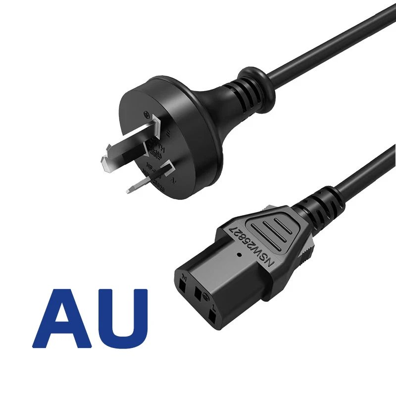 AU Plug  Black 1M