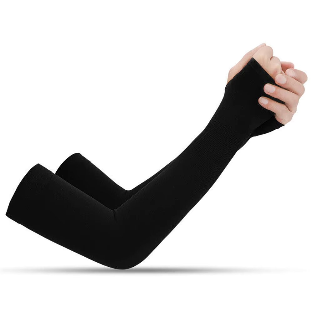 1 Pair UV Sun Protection Cooling Arm Sleeves Cover Outdoor Sports Protection