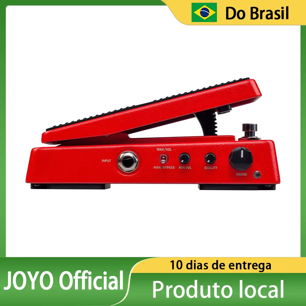 JOYO WAH-II Active Volume Control Guitar Pedal Portable WAH-WAH Effects Wah Expression Pedal for Electric Guitar Bass