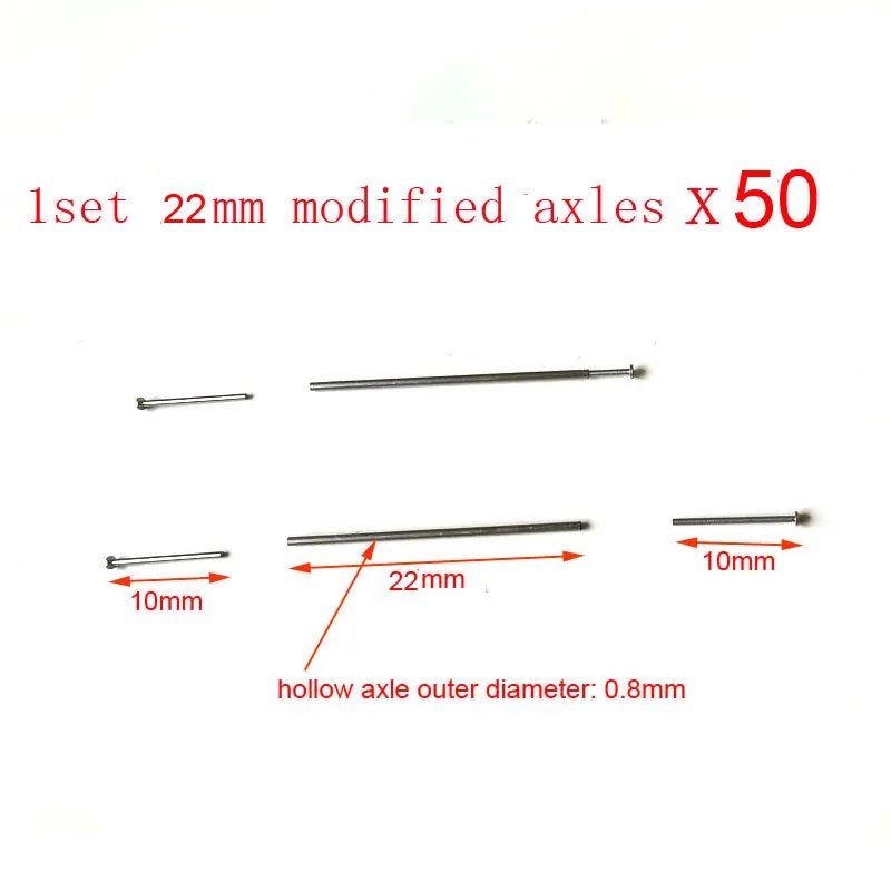 50 sets 22mm axles