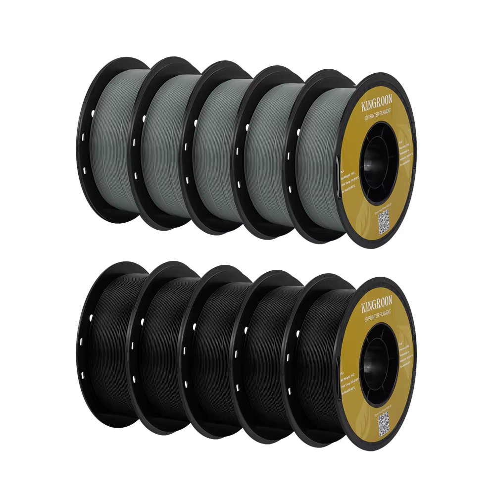 PLA 5 Gray 5 Black