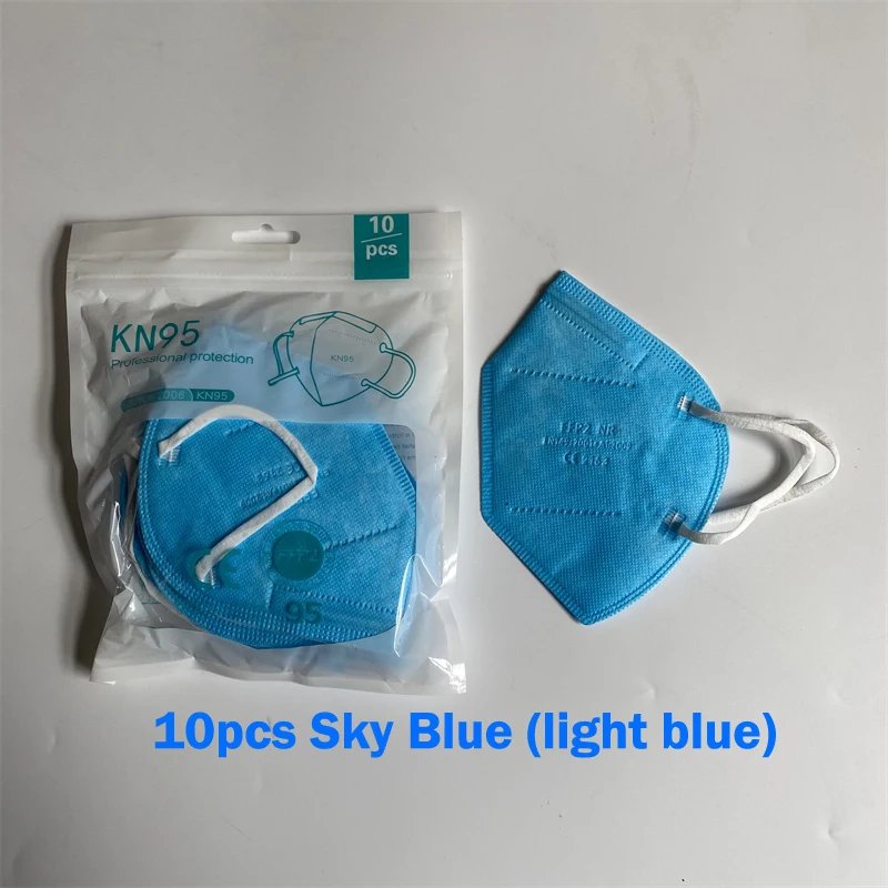 10Pcs Sky Blue