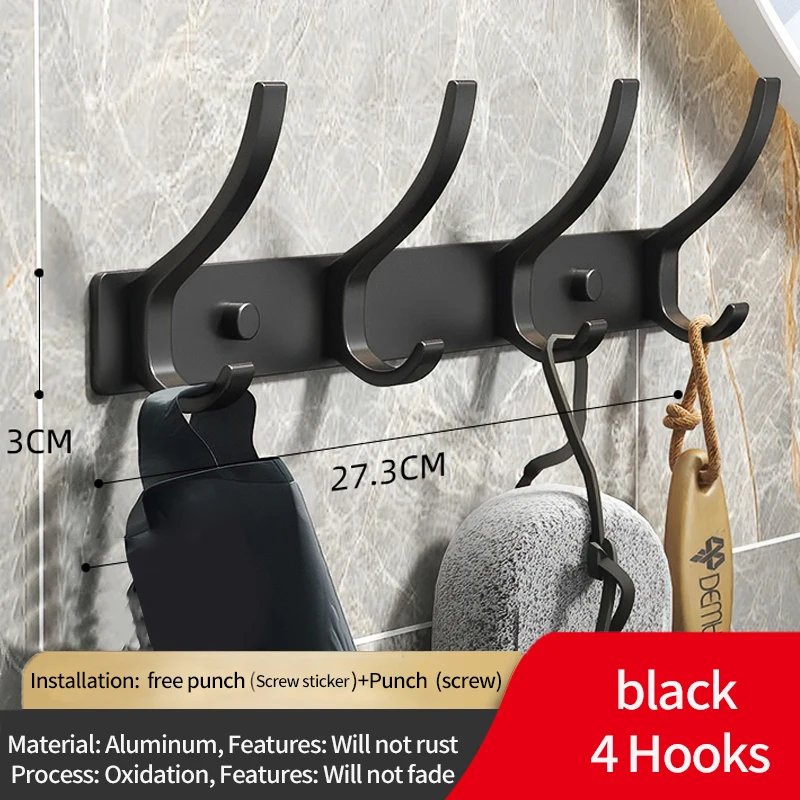 black 4-hook