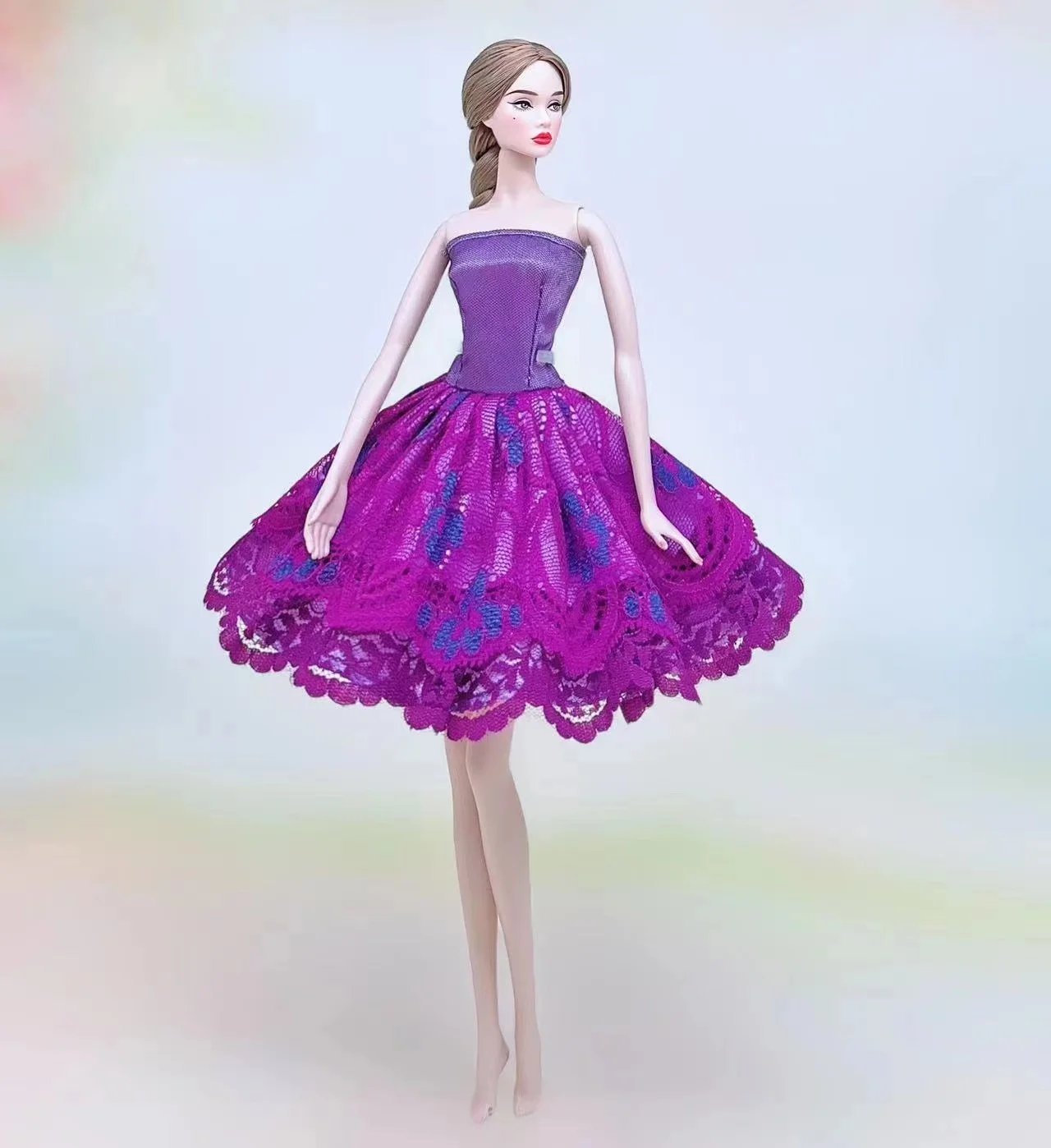 Case clothes for dolls barbie Doll Dress Costume Elegant Lady Wedding Dress For Barbie Doll Dress Clothes For 1/6 BJD Doll Dress