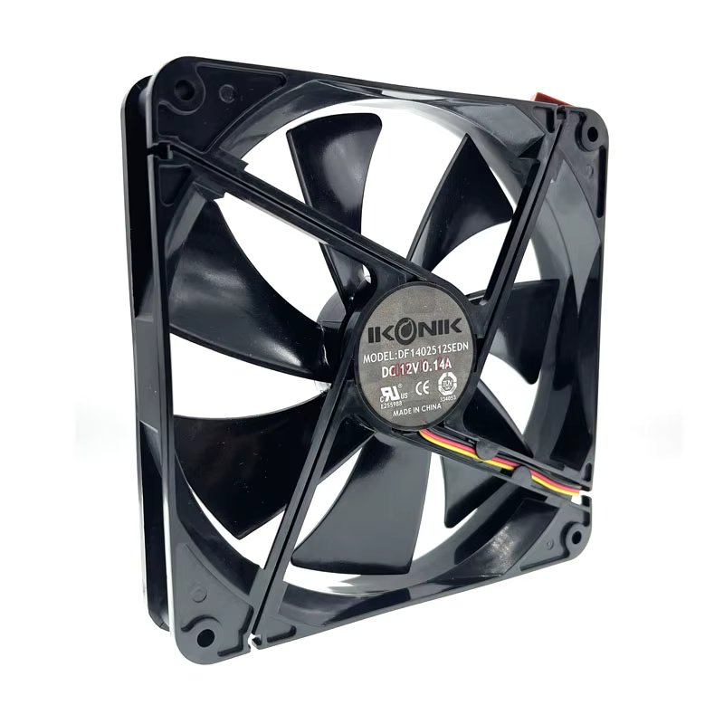 New 140mm 14cm Mute Quiet Computer Cooling Fan,140X140X25mm Sleeve Bearing 12V 1100RPM 3Pin 3-Wire PC Case Cooler