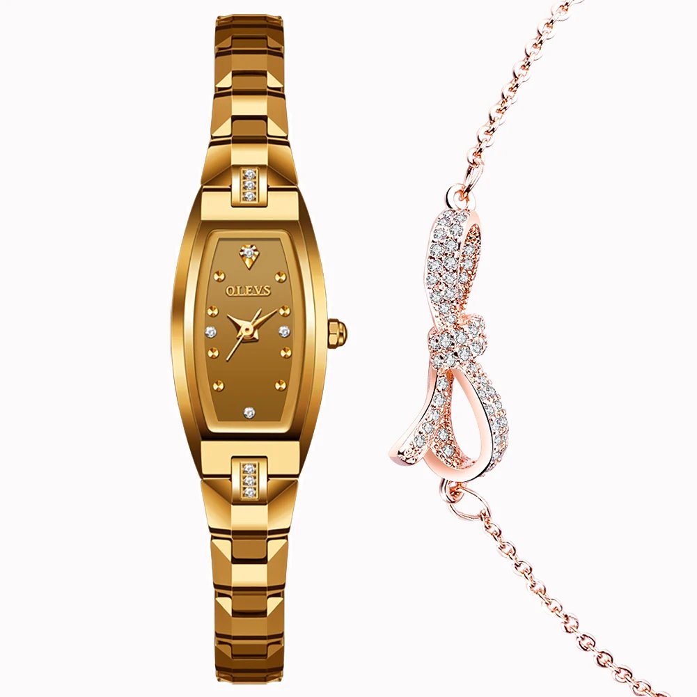 Quartz watch gold