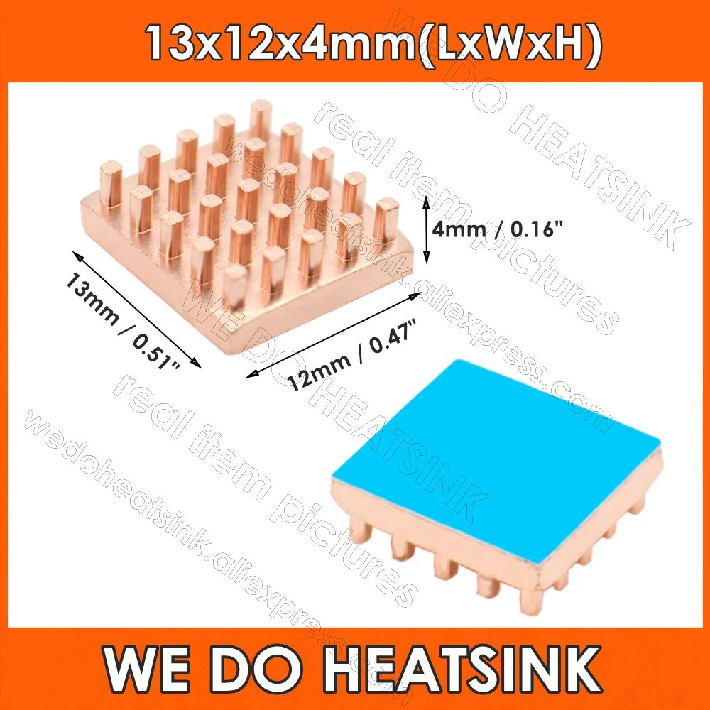 13x12x4mm With Pad