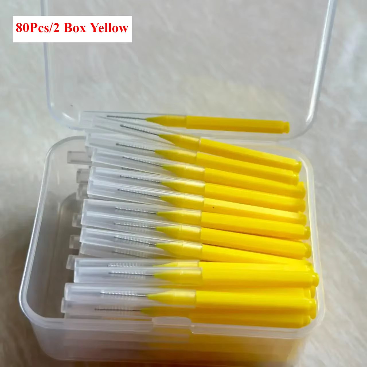 80Pcs  2 Box Yellow