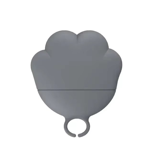 Gray can lid