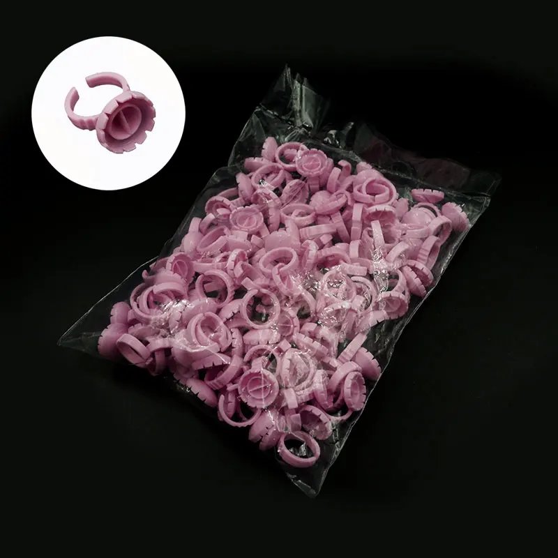 100pcs Pink Round