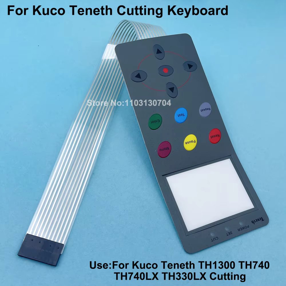 1PC Cutting Plotter Keyboard Keypad Panel for Kuco Teneth TH1300 TH740 TH740LX TH330LX Cutter Button Control Panel Mask Film